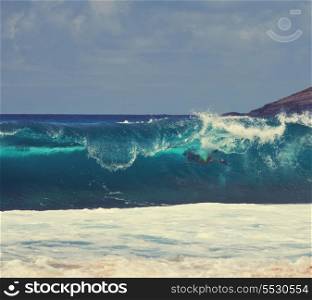 wave on Hawaii