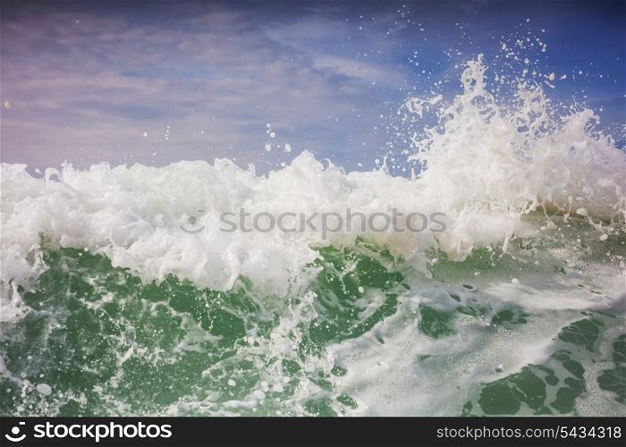 Wave on the beach
