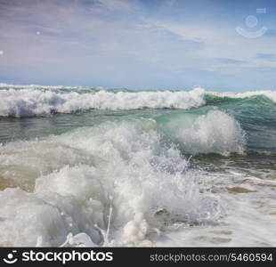 Wave on the beach