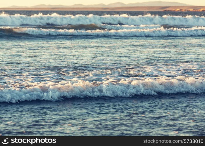 Wave on the beach