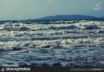 Wave on the beach