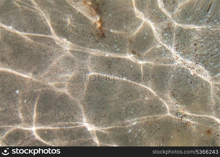 Wave pattern with sand underwater&#xA;
