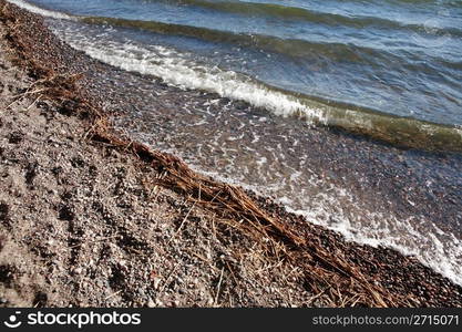 Waves at beach