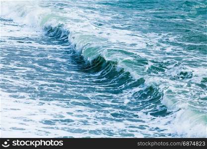 Waves in ocean. wave ocean water background. Beautiful View of seascape