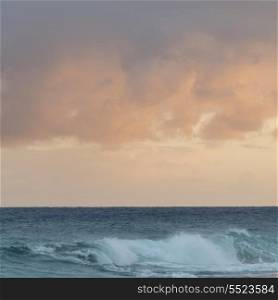 Waves in the ocean, Sandy Beach, Hawaii Kai, Honolulu, Oahu, Hawaii, USA