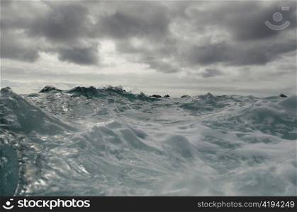 Waves in the Pacific Ocean, Playa Ochoa, San Cristobal Island, Galapagos Islands, Ecuador