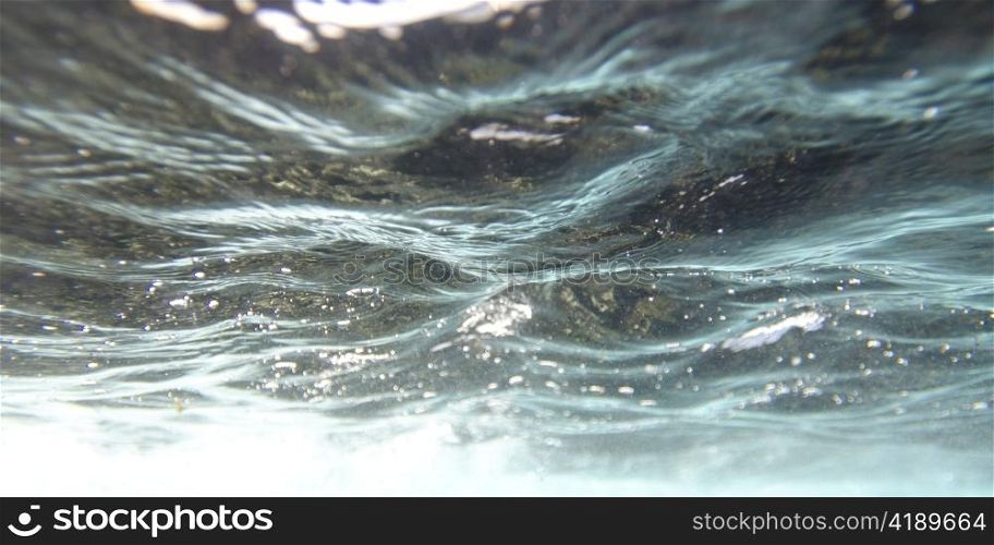 Waves in the Pacific Ocean, Puerto Egas, Santiago Island, Galapagos Islands, Ecuador