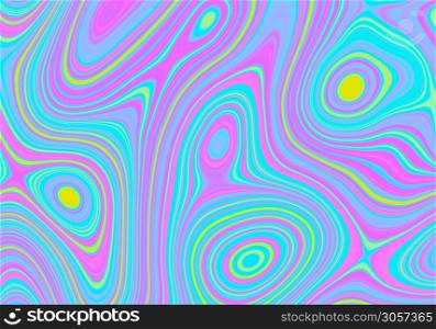 Waves of colorful abstract background, 3d render