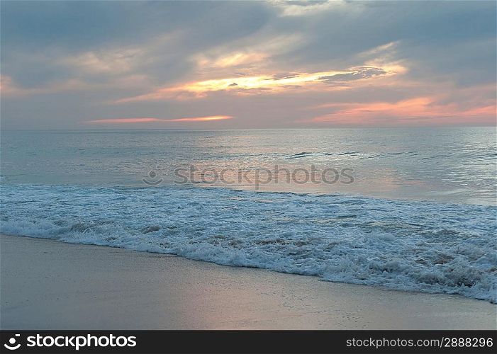 Waves on the beach, Sayulita, Nayarit, Mexico