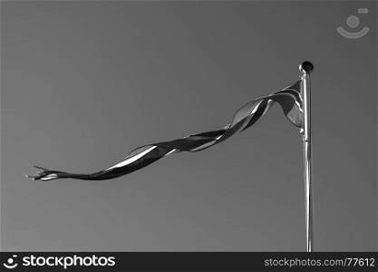 Waving black and white Norway flag backdrop. Waving black and white Norway flag backdrop hd