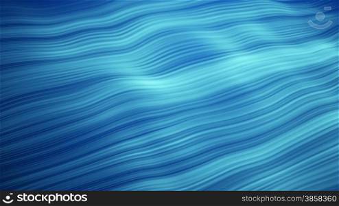 Wavy animated blue surface, loopable