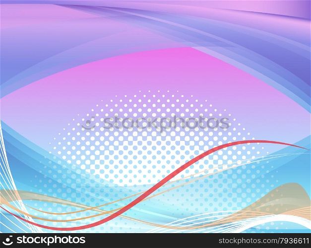 Wavy Background Showing Squiggles And Curves Pattern&#xA;