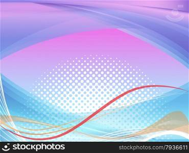 Wavy Background Showing Squiggles And Curves Pattern&#xA;