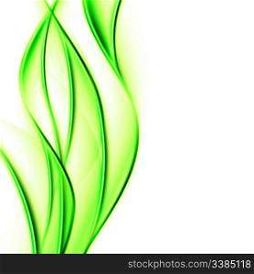 wavy green design