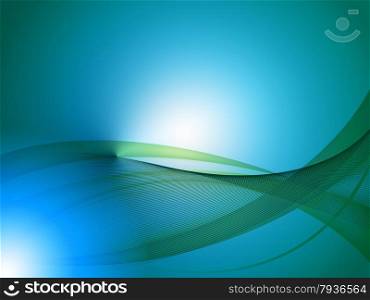 Wavy Turquoise Background Meaning Artistic Design Or Digital Art&#xA;