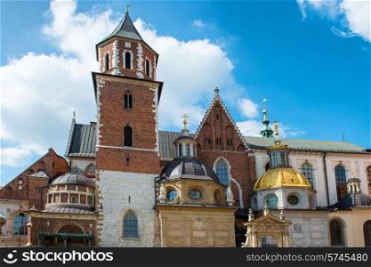 Wawel Cathedral, part of the Royal Wawel Castle, Krakow, Poland