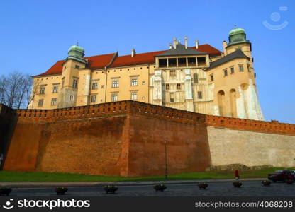 Wawel Hill, Wawel Castel, Krakow, Poland.