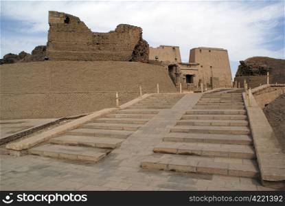 Way to the temple Edfu, Egypt