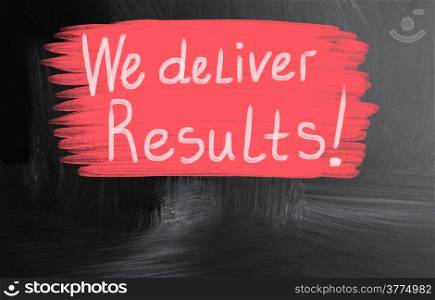we deliver results