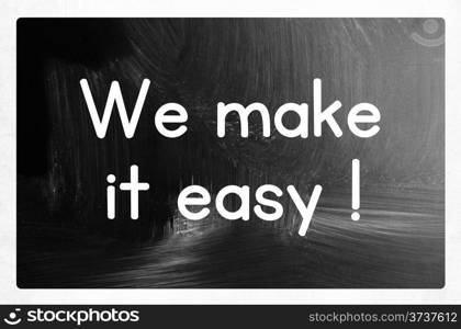 we make it easy concept