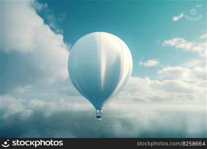 Weather balloon 3d. Space china spy. Generate Ai. Weather balloon 3d. Generate Ai