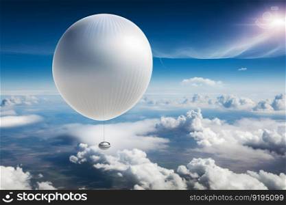 Weather Balloon. Neural network AI generated art. Weather Balloon. Neural network AI generated