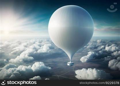 Weather Balloon. Neural network AI generated art. Weather Balloon. Neural network AI generated