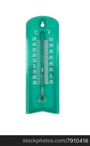 Weather Thermometer Isolated on White Background