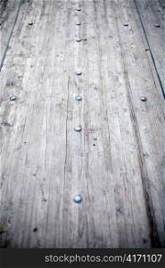 Weathered Boards with Nails