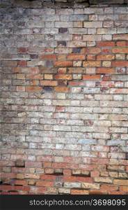 Weathered Brick Wall Background Home Related. Abstract Background With old Weathered Brick Wall