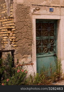 Weathered building in Corfu