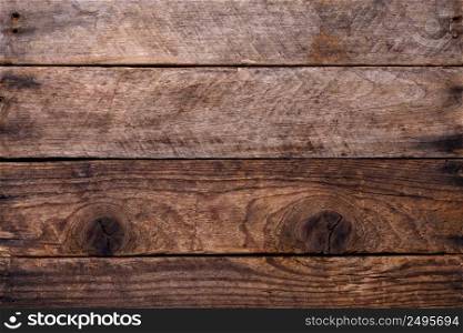 Weathered horizontal wooden planks background