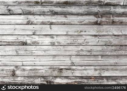 Weathered old wood texture, horizontal obsolete planks background
