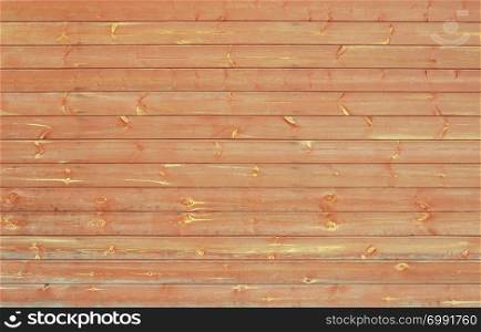 Weathered red wooden wall background