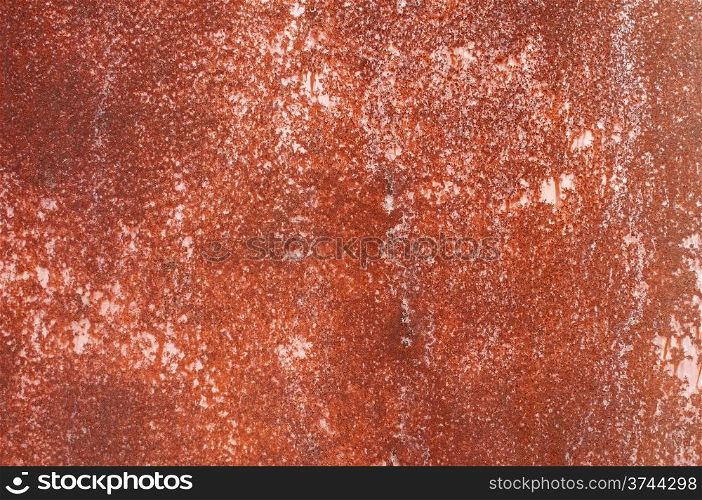 Weathered, rusted and corroded metal surface as background