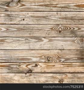 Weathered rustic wooden table background. Natural wood texture