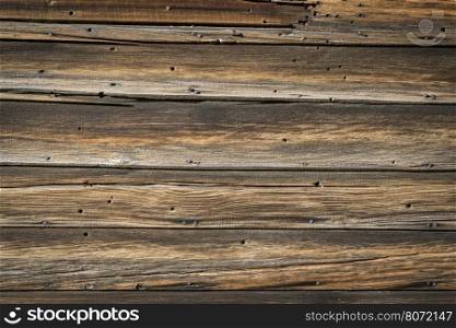 weathered wood texture of a rustic cabin wall