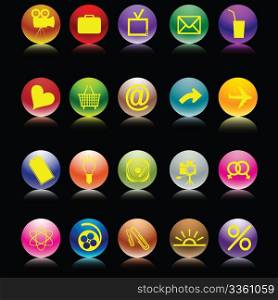 Web and Internet Icon Set for multiple applications