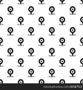 Web camera pattern seamless vector repeat geometric for any web design. Web camera pattern seamless vector