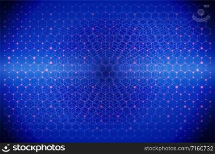 Web Graphic design Net pattern outline technology for network structure Abstract shape wallpaper Illustration vector colorful background
