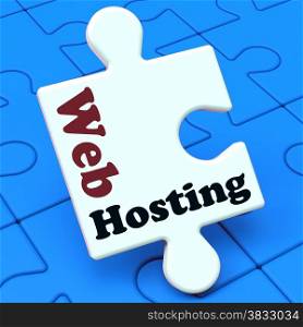 Web Hosting Showing Website Domain, URL, Webhost