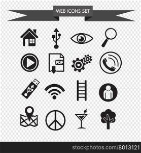 web icons Set illustration