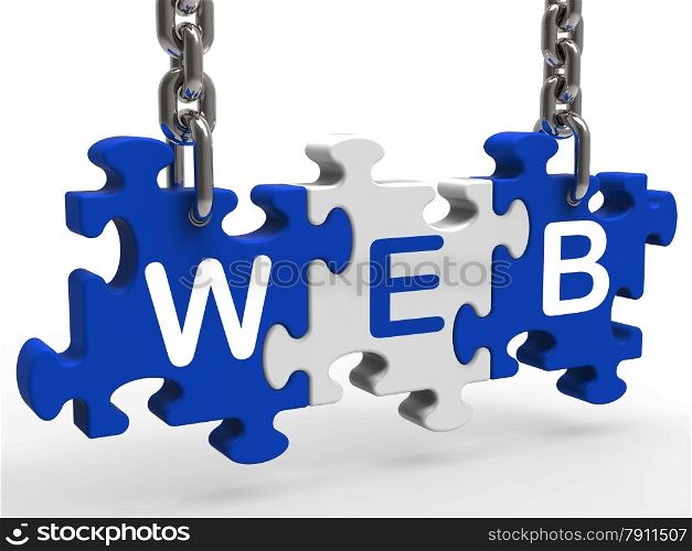 . Web Showing Online Searching Websites Or Internet