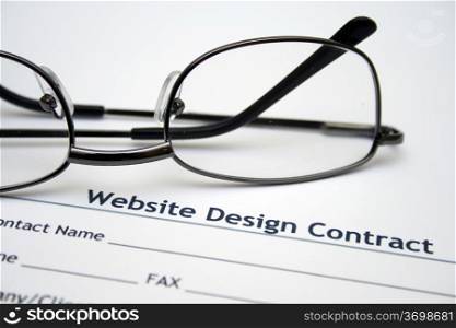 Website design contract
