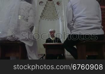 Wedding Ceremony of Crimean Tatars in Mosque Bakhchysaray, Crimea