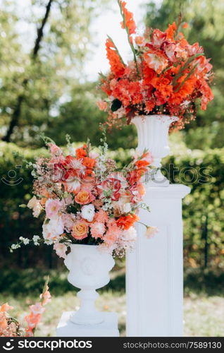 wedding decor with natural elements