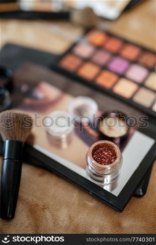 wedding makeup and makeup tools