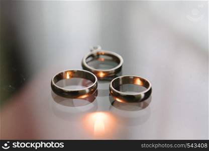 Wedding rings close-up macro shot,close up. Wedding rings close-up macro shot. Rings of the bride and groom