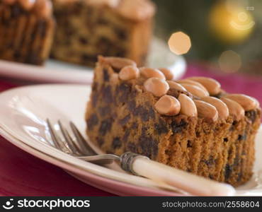 Wedge of Dundee Cake