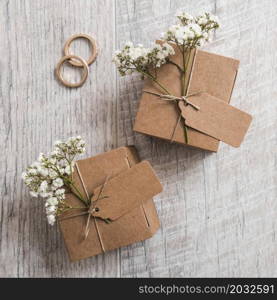 weeding rings with cardboard boxes wooden plank